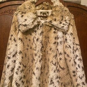 Faux Fur leopard jacket by Michael Kors
